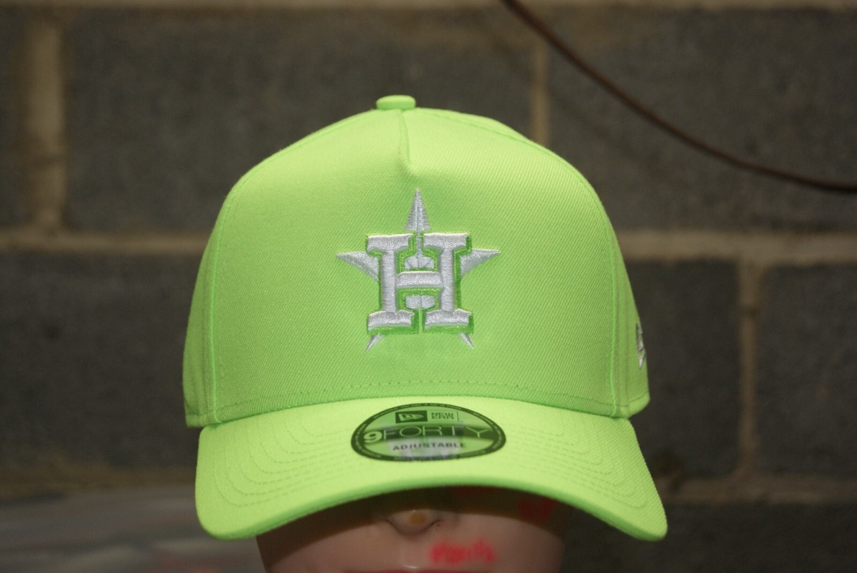 New Era MLB Baseball Houston Astros Trucker Hat Green Adjustable