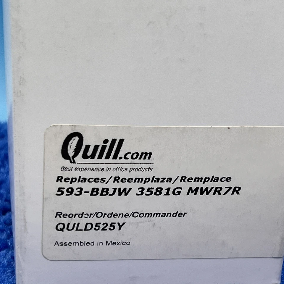 Cartucho de tóner marca Quill para Dell serie E525 amarillo Foto 4 de 4