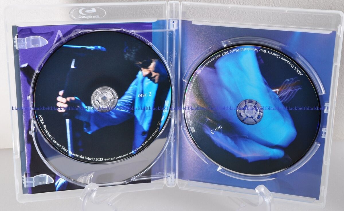 ASKA Blu-ray Wonderful World 2023 Premium Concert Tour with 2 CD