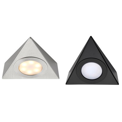 LED Dreieck Unterbauleuchte 240V 2,5W Saxby Nyx Warm/Kalt/Tag weiß Schalter