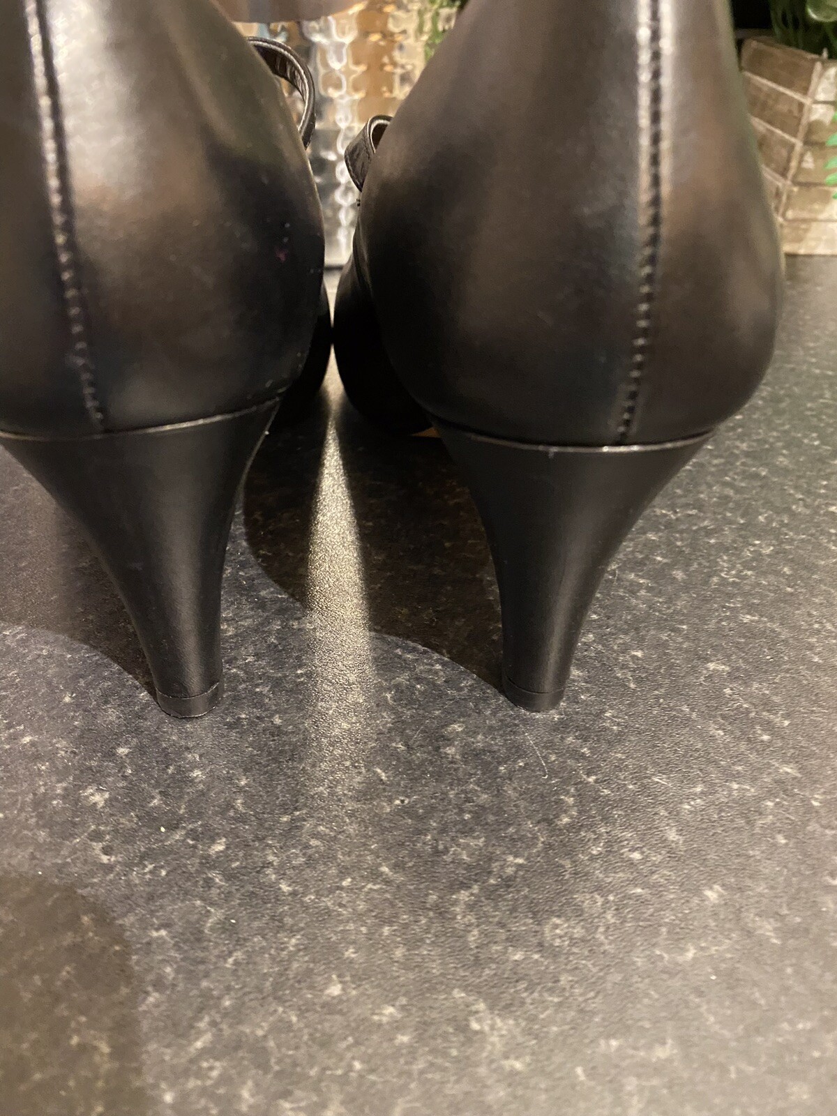 BNWOB Clarks Chorus Jazz Size 7D Black Leather Shoes eBay