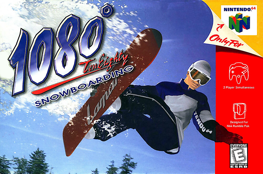 1080 Ten Eighty Snowboarding N64 BOX ART Premium POSTER MADE IN