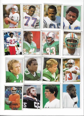 1981 Topps Stickers U-PICK Klecko Todd Anderson Sipe Newsome Harris Greene Hayes