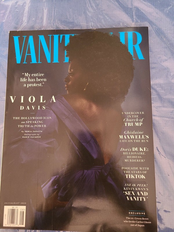Vanity Fair magazine, July/August 2020, Viola Davis, New, 