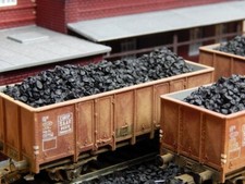 H0 1:87 Kohle Koks grob schwarz/grau und matt Ladegut Juweela 20g / 60g