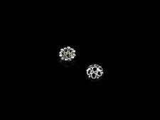 Beads caps accessories 2 pcs 925 pure silver part for make tasbih, tassel 917068