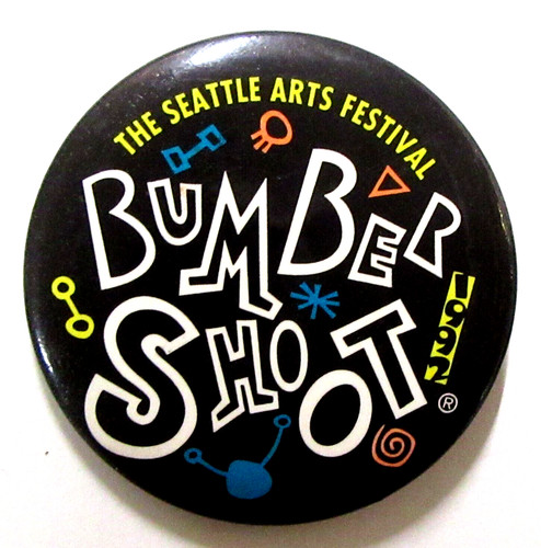 1992 BUMBERSHOOT Arts Festival SEATTLE Washington 2.25" Pinback Button a3