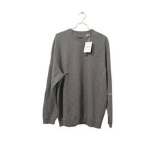 Givenchy Men's XL Distressed Crewneck Sweatshirt Gray Long Sleeve Casual