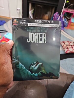 Joker Limited Edition Steelbook (4K UHD+Blu-ray+Digital) New