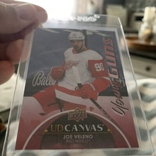 Joe Veleno 2021-22 Upper Deck Series 2 Hockey Young Guns Canvas Rookie Card RC