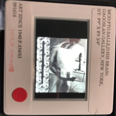 David Salle ''His Brain  Modern American Art 35mm Art Slide