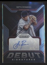 2022 PRIZM DEBUT SIGNATURES AUTO SETH ROMERO NATIONALS