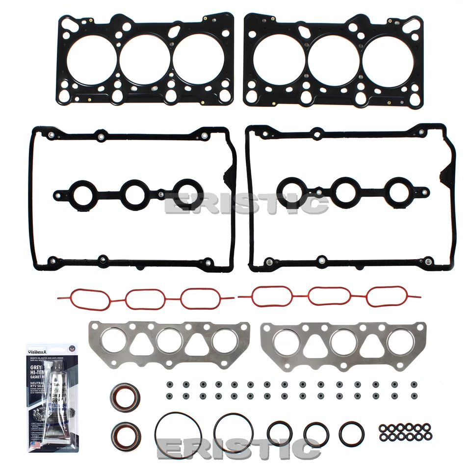 Fits 97-05 Volkswagen Passat Audi A4 A6 2.8L Head Gasket Set w/ Head Bolts AHA - Image 3 of 4