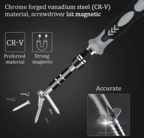 Repair Opening Pry Tools Screwdriver Kit Set for Mobile Phone iPhone X XR XS Pro - Picture 7 of 8