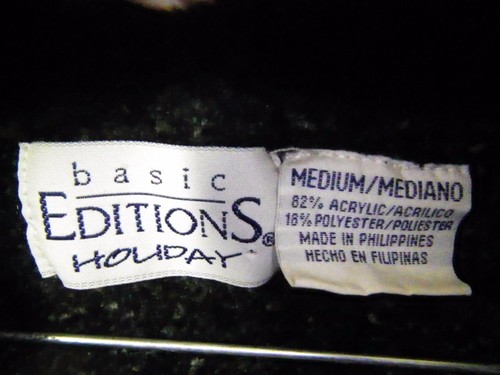 BASIC EDITIONS JUNIOREN GR. MEDIUM PULLOVER JACKE MANTEL KUNSTFELL REISSVERSCHLUSS DUNKELGRAU - Bild 4 von 8