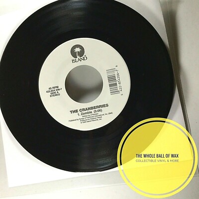 The Cranberries - Zombie / Ode To My Family 45 MINT 1994