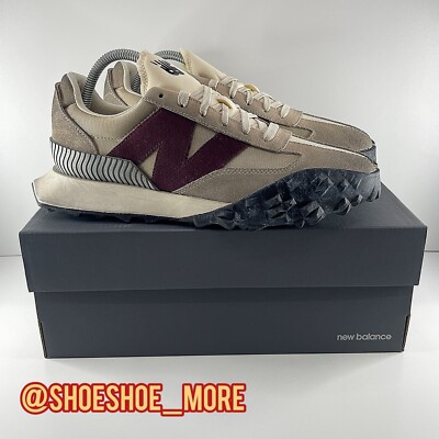 ✅ BNIB New Balance UXC72KX Cream Suede UK US EU Burgundy Gripper  📦 UK