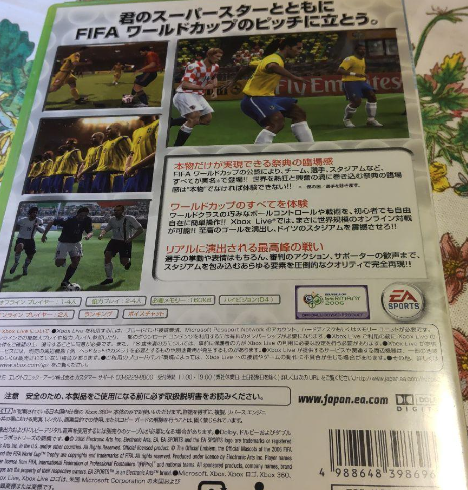 2006 FIFA World Cup Germany - Xbox360 from Japan(Used)(Good