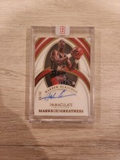 2021 Panini Immaculate - HAKEEM OLAJUWON Marks Of Greatness On Card Auto /49 HoF