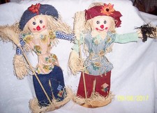 SCARECROW STANDING ONE 18" H:FALL DECORATION TABLE - IN-OUTDOOR HOME-OFFICE
