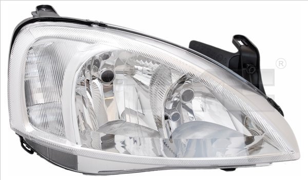 Left TYC 20-6066-35-2 Headlight for OPEL