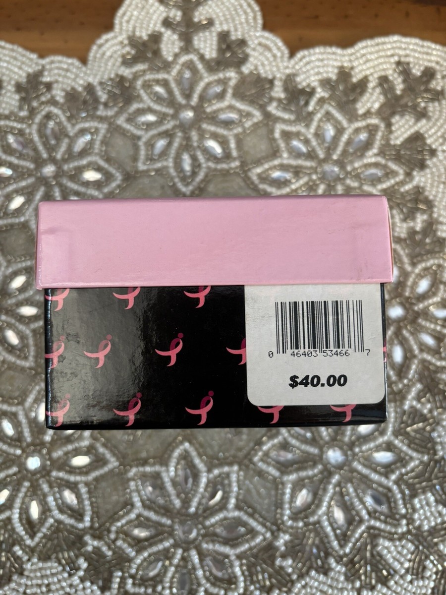 youさんへ New in Box Susan G Komen Light Blue with Pink Ribbon Knots for