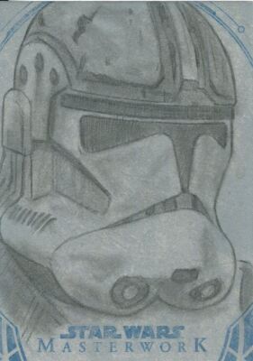 Star Wars Masterwork 2018 Sketchkarte von Garrett Jix