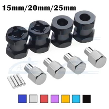 15/20/25mm Extension Offset Wheel Hub 12mm Hex Drive Adaptor For 1/10 RC Crawler