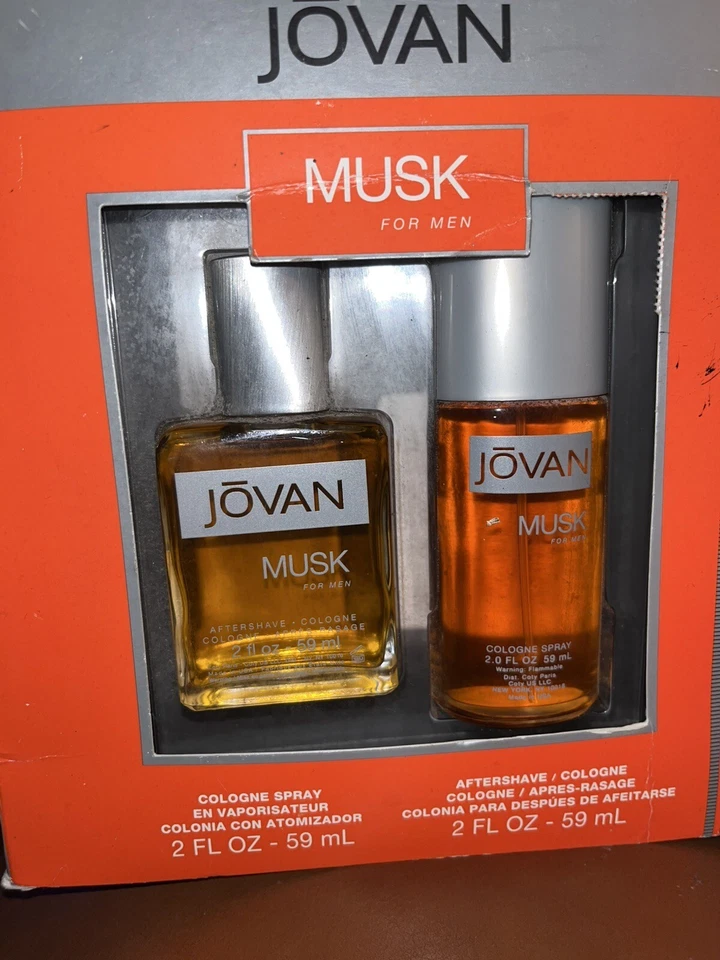 JOVAN MUSK PARA HOMBRE 59ML SPRAY DE COLONIA/ 59ML PARA DESPUÉS DEL AFEITADO (JUEGO DE REGALO) Foto 2 de 4