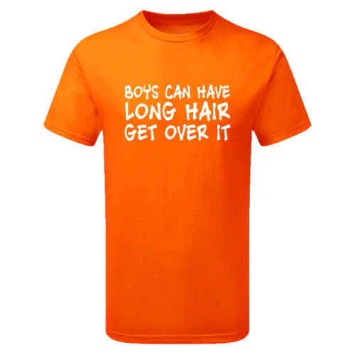 Kinder Jungen Can Have Long Hair Tshirt Support Campaign Kids Girls - Bild 7 von 13