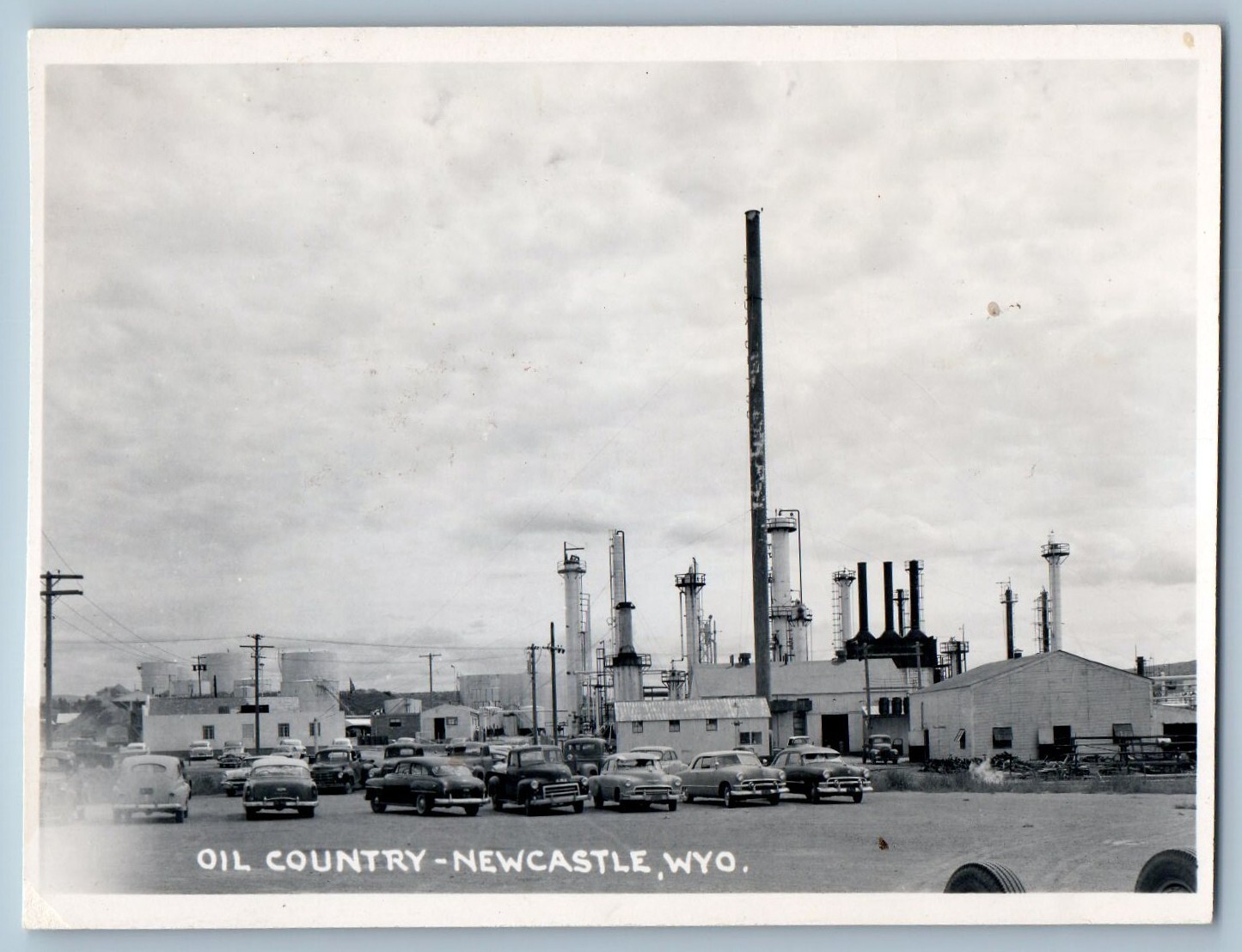 c1940's Oil Refinery View Newcastle Wyoming WY RPPC Photo Postcard eBay