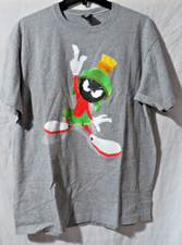Marvin The Martian Looney Tunes WB Shirt Gray Size XL Rare 1996 Vintage Kaboom