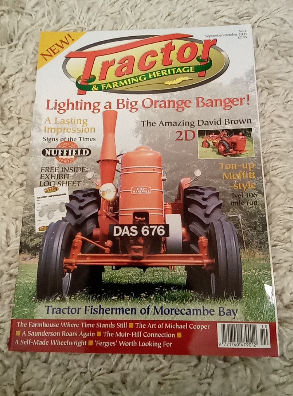 Tractor And Farming Heritage Magazine  Sept Oct 2003 Excellent Condition