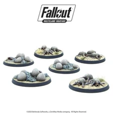 Modiphius Fallout: Wasteland Warfare - Creatures Mirelurk Hatchlings + Eggs NEW