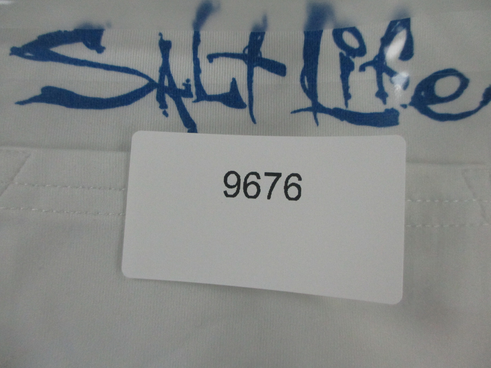 Salt Life Shirt Adult 2XL XXL White SLX Performance Fishing UVapor Long