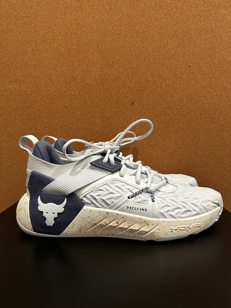 Under Armour Women 9.5 Project Rock 6 UA Halogen Blue Cross Train 3026535-400