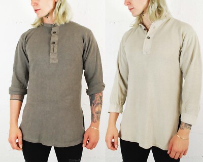 トップス 30's Swedish Army Cotton Linen Smock s-l400.jpg
