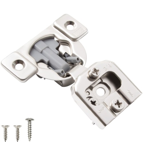 Compact Cabinet Hinges, Soft Close 105° Face Frame 3/4" Overlay 6 Way Adjustment - Picture 9 of 15