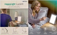 Verilux HAPPYLIGHT LUCENT LED White Light Therapy Lamp VT43WW3 NEW