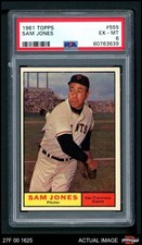 1961 Topps #555 Sam Jones Giants PSA 6 - EX/MT