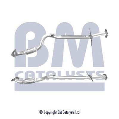 BM Catalysts Abgasrohr Vorne mitte passend für Opel Astra J 1.6 Zafira Tourer