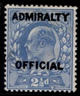 GB EDVII SG O105, 2½d ultramarine, M MINT. FORGERY