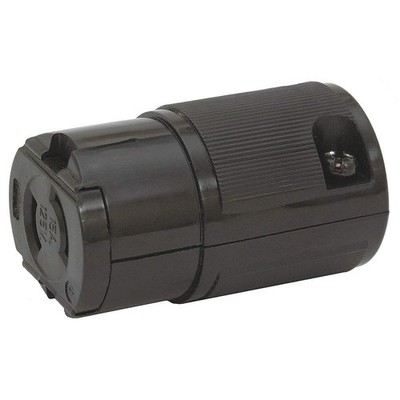 HUBBELL HBL7464V Mdgt LckCon,Strt;15 A;Black,Nyl,ML-1R 1X998