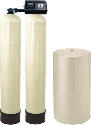 64K Dual Tank Water Softener with Fleck 9100SXT for Iron Removal