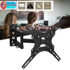 Full Motion TV Mount Swivel Tilt Wall Bracket for 32 36 37 40 42 46 50 55" TV