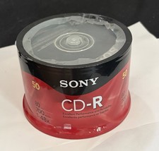 Sony CD-R Blank Recordable Discs 50 Pack 80 M...
