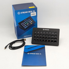 Elgato Stream Deck XL Wired Keypad with Back Lighting - In Black 10GAT9901 