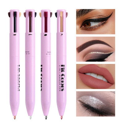 Fit Colors 4-In-1 Makeup Pen | Lip Liner, Eyeliner, Highlighter & Brow Pencil