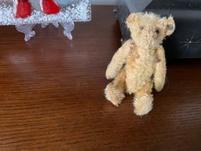 Antique Steiff Mohair teddy bear, 5 inches, old long F button