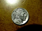 1930 's Era HOBO Buffalo Nickel Coin NICE Hand Carved #2 M17